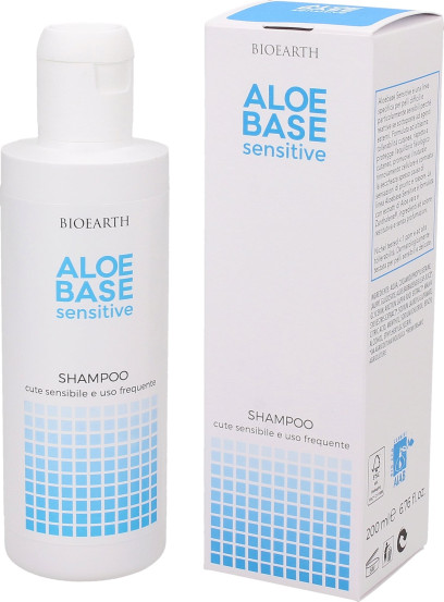Шампунь для чувствительной кожи головы с алоэ Aloebase Sensative 200 мл