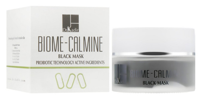 Чорна маска Dr. Kadir Biome-Calmine Black Mask, 50 мл