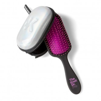 Расческа с чехлом, розовая The Knot Dr. The Pro Fuchsia With Holographic Headcase