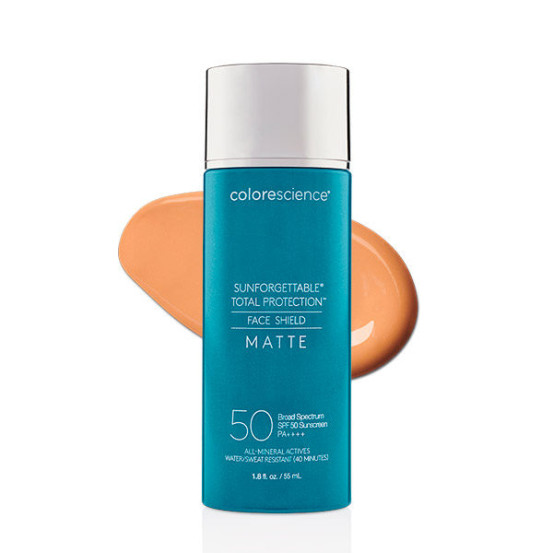 СОНЦЕЗАХИСНИЙ КРЕМ ДЛЯ ОСОБИ З МАТУЮЧИМ ЕФЕКТОМ COLORESCIENCE SUNFORGETTABLE FACE SHIELD SPF 50 MATTE