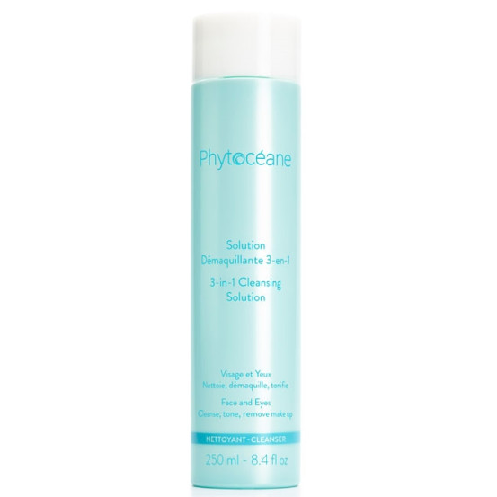 Очищувальний засіб для шкіри обличчя та навколо очей Phytoceane Cleansing Solution Face And Eyes 3-in-1, 250 мл