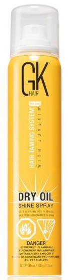 Спрей для блеска волос GKhair Dry Oil Shine Spray, 115 мл