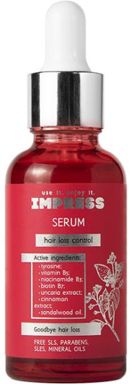 Сыворотка против выпадения волос Impress Serum Hair Loss Control, 30 мл