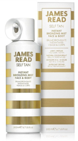 Спрей-автозагар для лица и тела James Read Instant Bronzing Mist, 200 мл