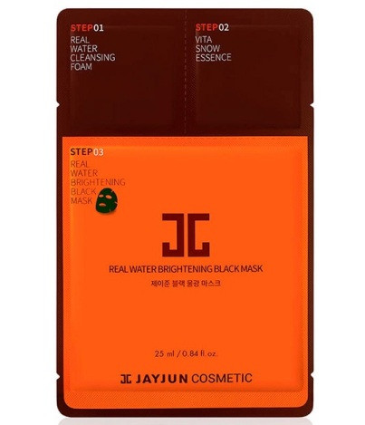 Маска для лица Jayjun Real Water Brightening Black Mask, 25 мл