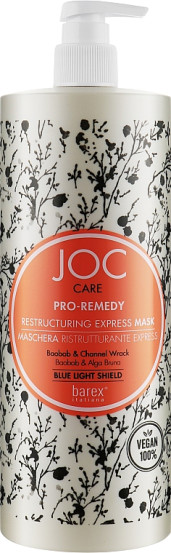 Експрес-маска, що реструктурує для пошкодженого волосся Barex Italiana Joc Care Mask