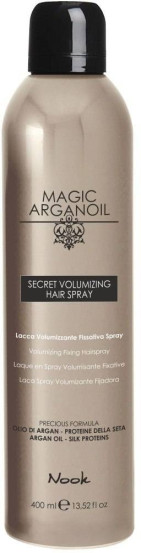 Nook Magic Arganoil Secret Volumizing - Лак для об'єму, 400 мл