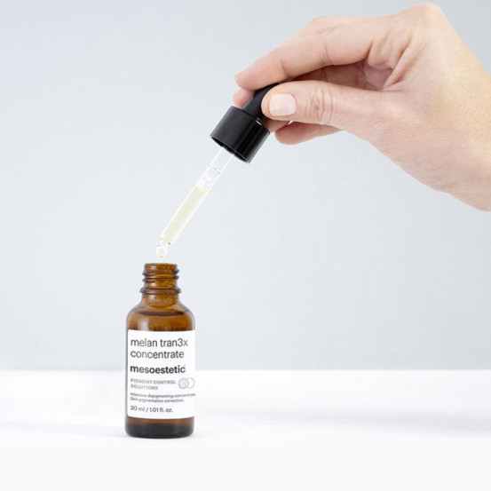 Інтенсивна депігментуюча сироватка Мелантран3ікс Mesoestetic Intensive depigmentic concentrate Melan tran3X 30 мл
