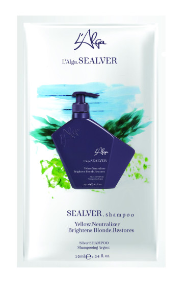 L`Alga Восстанавливающий  Шампунь Для Светлых Волос L'ALGA SEALVER SHAMPOO, 10 ml