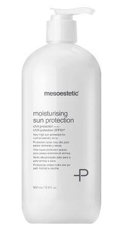 Увлажняющий солнцезащитный крем SPF 50+ Mesoestetic Moisturising Sun Protection, 500 мл