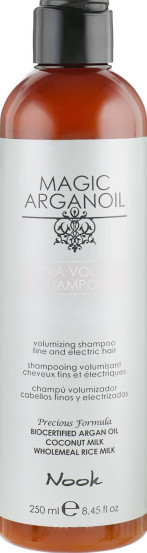 Шампунь для объема тонких и ослабленных волос Nook Magic Arganoil Extra Volume