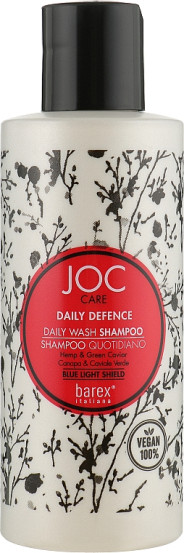 Шампунь ежедневный с экстрактом конопли и зеленой икрой Barex Italiana Joc Care Shampoo