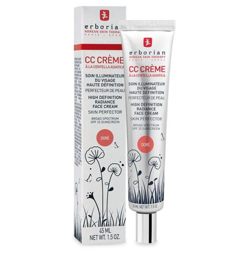 CC-крем «Повне сяйво», золотистий Erborian Eau Ginseng CC Cream Dore, 45 мл