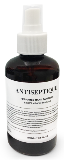 Антисептик Antiseptique Perfumed Hand Sanitizer Vent De Vetiver, 200 мл