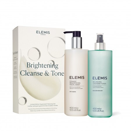 ELEMIS Kit: Brightening Cleanse & Tone - Набір Очищення-шліфування та тонізація шкіри (супероб'єми)
