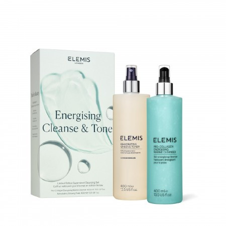 ELEMIS Kit: Energising Cleanse & Tone - Набор Энергизирующее очищение и тонизация кожи (суперобъемы)