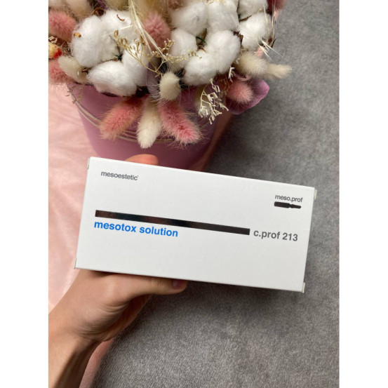 c.prof 213 Ботулопептид Mesoestetic Mesotox solution 1 x 5 мл