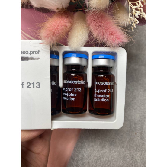 c.prof 213 Ботулопептид Mesoestetic Mesotox solution 1 x 5 мл