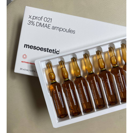 x.prof 021 DMAE (деметиламиноэтанол) 3% Mesoestetic 5 x 5 мл