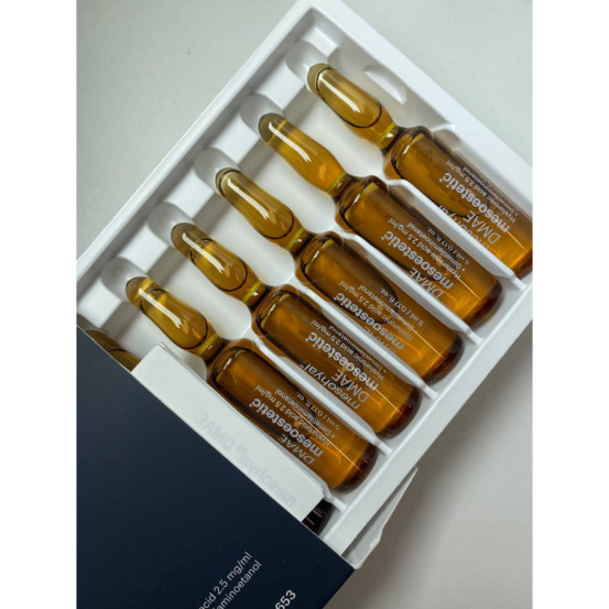 Мезогиал DMAE 3% + гіалуронова к-та 2,5 мг/мл (ампула) Mesoestetic mesohyal DMAE 5 x 5 мл