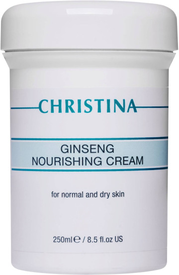 Поживний крем з екстрактом женьшеню для нормальної та сухої шкіри Christina Ginseng Nourishing Cream, 250 ml