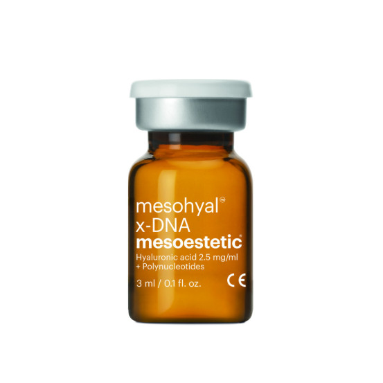 Мезогиал X-DNA полінуклеотид 3% + гіалуронова к-та 2,5 мг/мл (флакон) Mesoestetic mesohyal X-DNA 1 x 3 мл