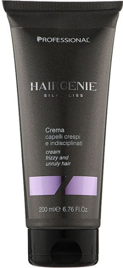 Крем для кучерявого та неслухняного волосся Professional Hairgenie Silky Liss Cream Frizzy & Unruly Hair, 200 мл