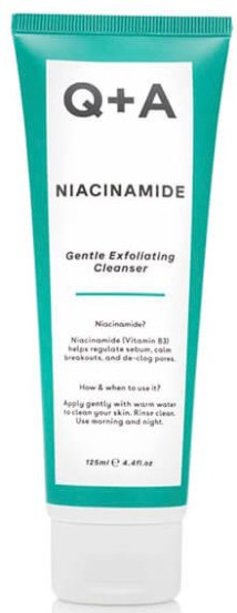 Відлущуючий гель для вмивання Q+A Niacinamide Gentle Exfoliating Cleanser, 125 мл