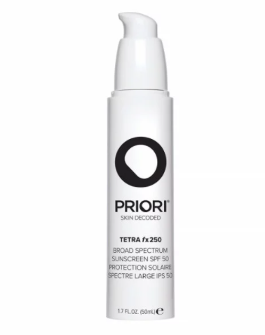 Зволожуючий крем для обличчя (без тону) SPF45 Priori TETRA fx250 Broad Spectrum Universal 50 мл