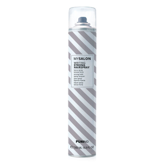 Лак-спрей Недбале укладання сильної фіксації Puring MySalon Writing Strong Hairspray, 500 ml