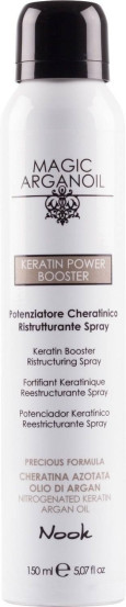 Спрей реструктурирующий с кератином Nook Magic Arganoil Keratin Power Booster, 150 ml