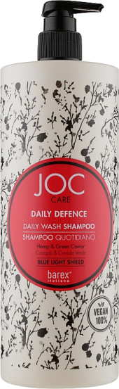 Шампунь ежедневный с экстрактом конопли и зеленой икрой Barex Italiana Joc Care Shampoo