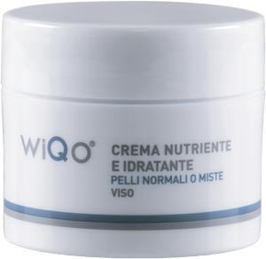 Питательный крем для нормальной и комбинированной кожи лица WiQo Crema Nutriente e Idratante