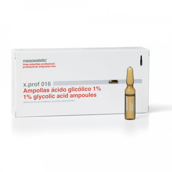x.prof 016 Гліколева кислота 1% Mesoestetic Glycolic acid 1% 5 x 2 мл