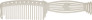 Гребінець для стрижки, 225 мм Y.S.Park Professional 606 Parthenon Comb